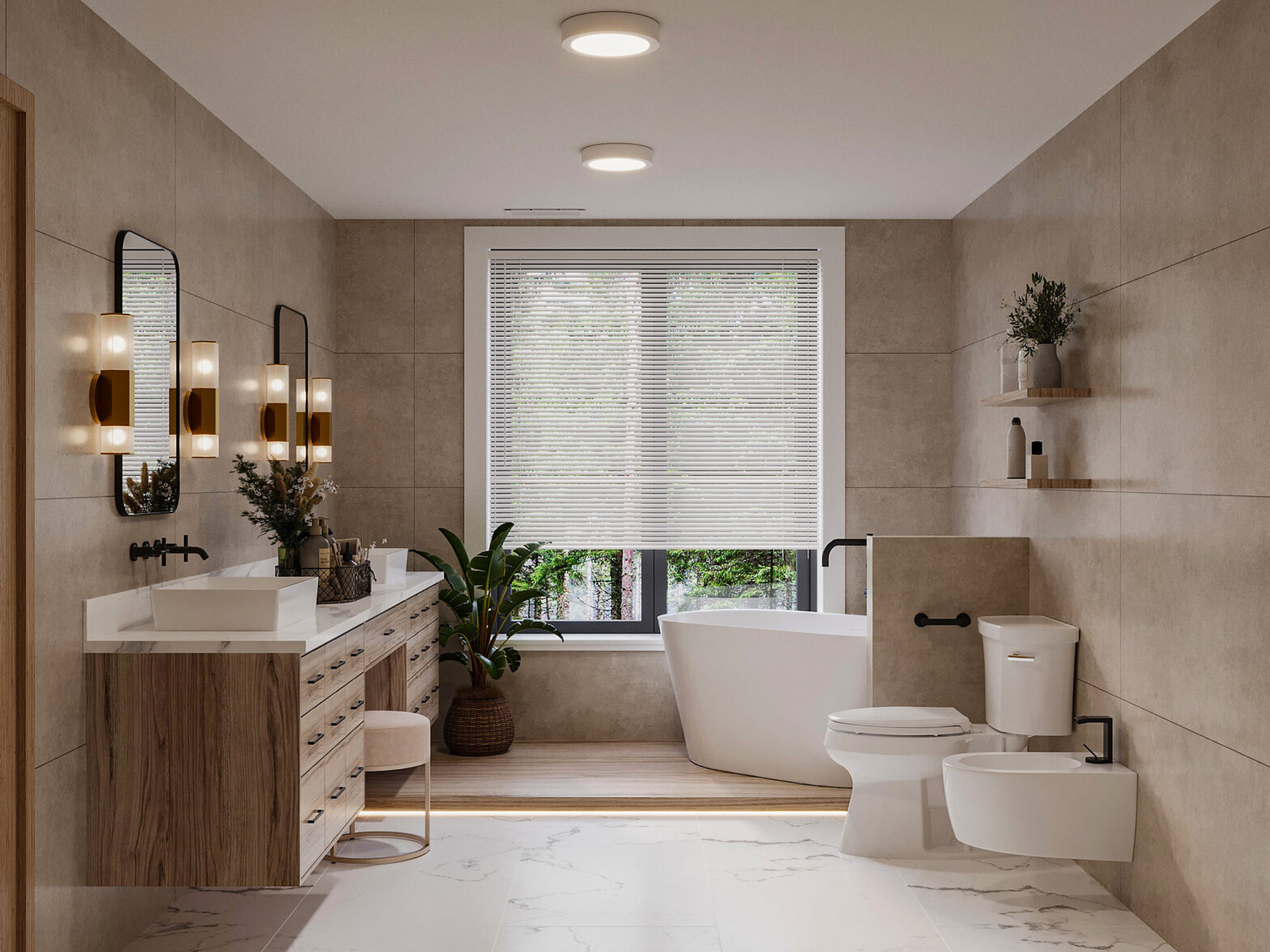 196 Britannia - Interior design for comfort room - Biosis Designs