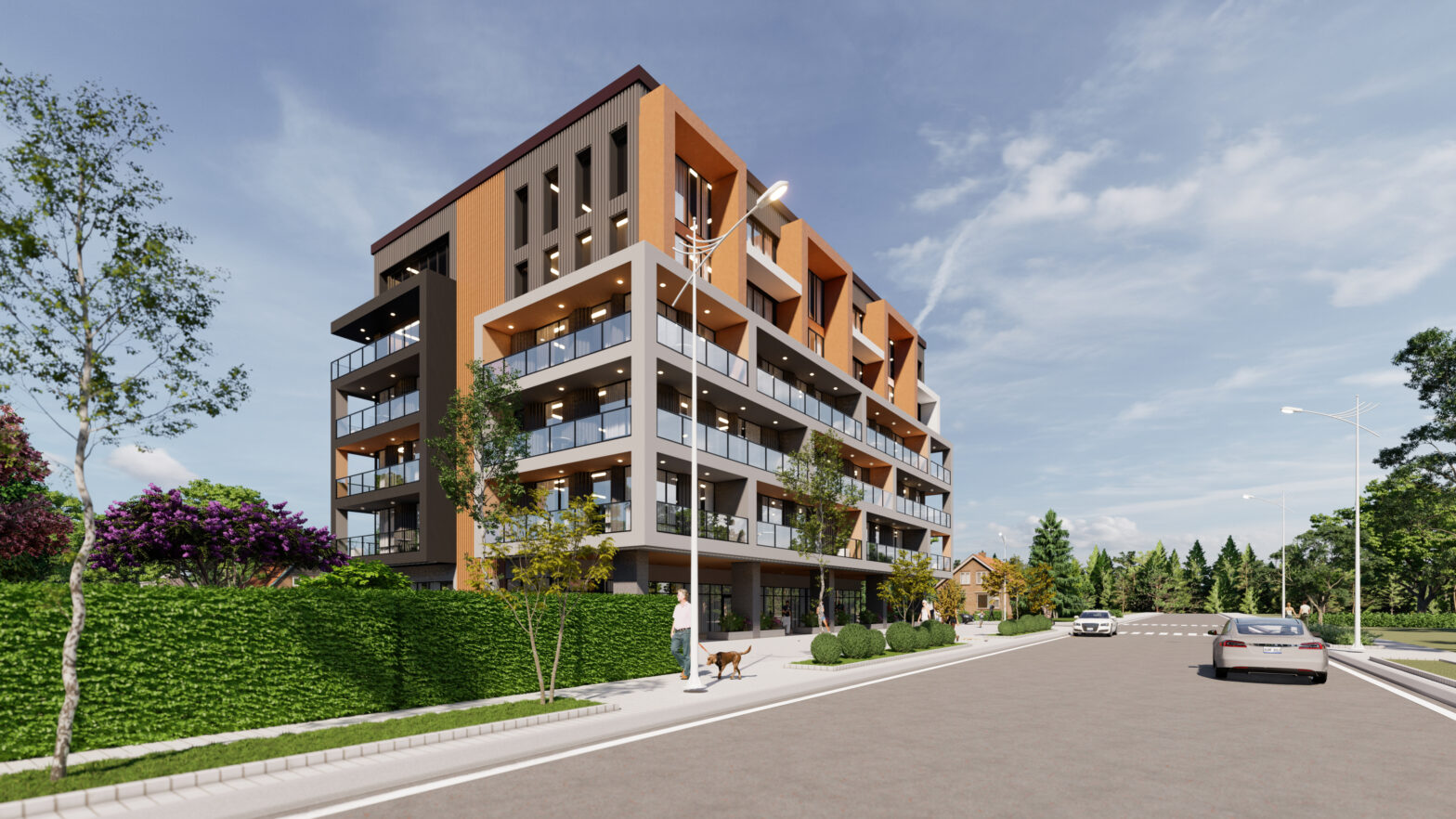 6870 Rocque - Exterior further street view - Biosis Designs