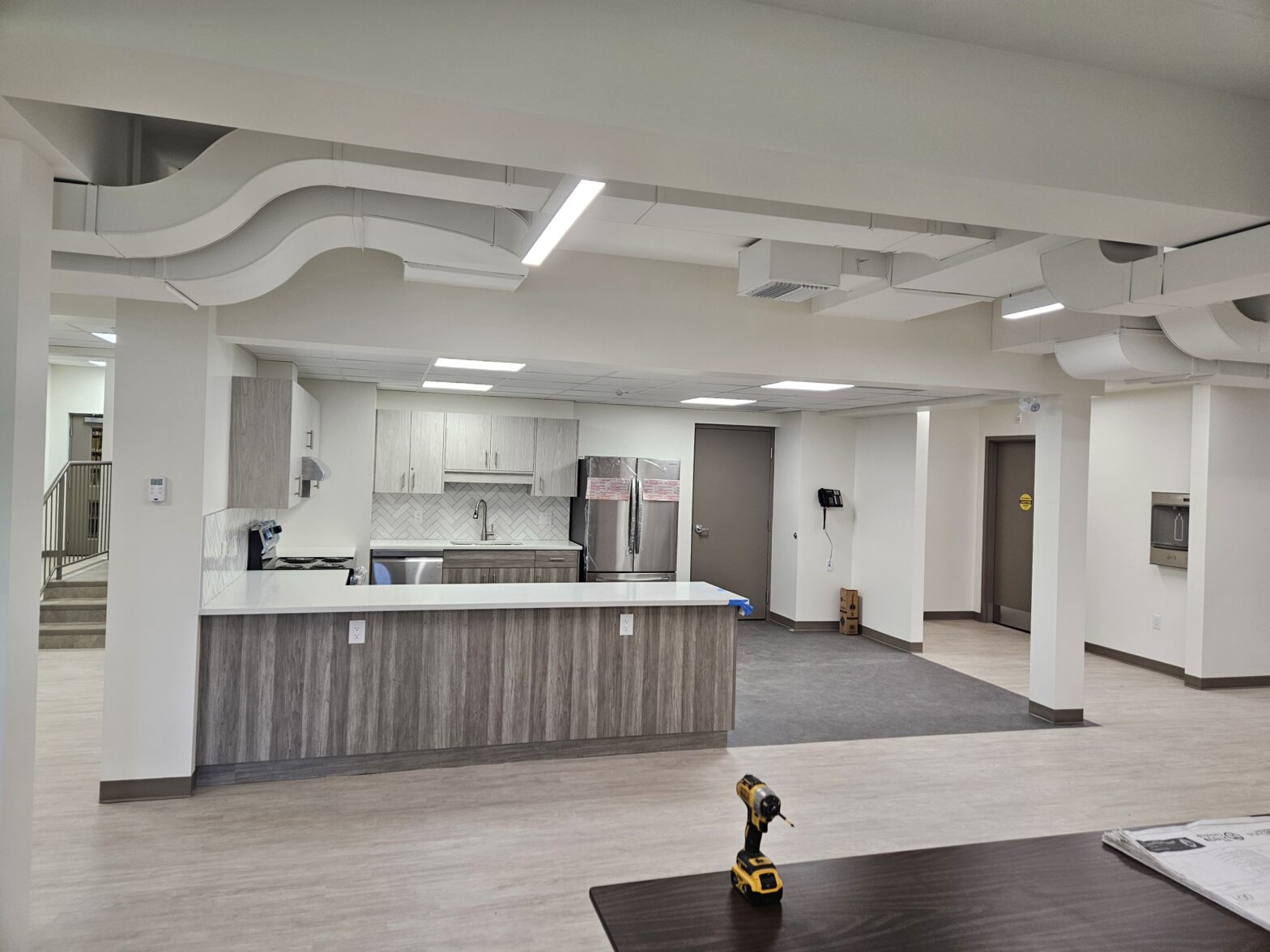 CRTS Basement Renovation - Recreation area renovation - Biosis Designs